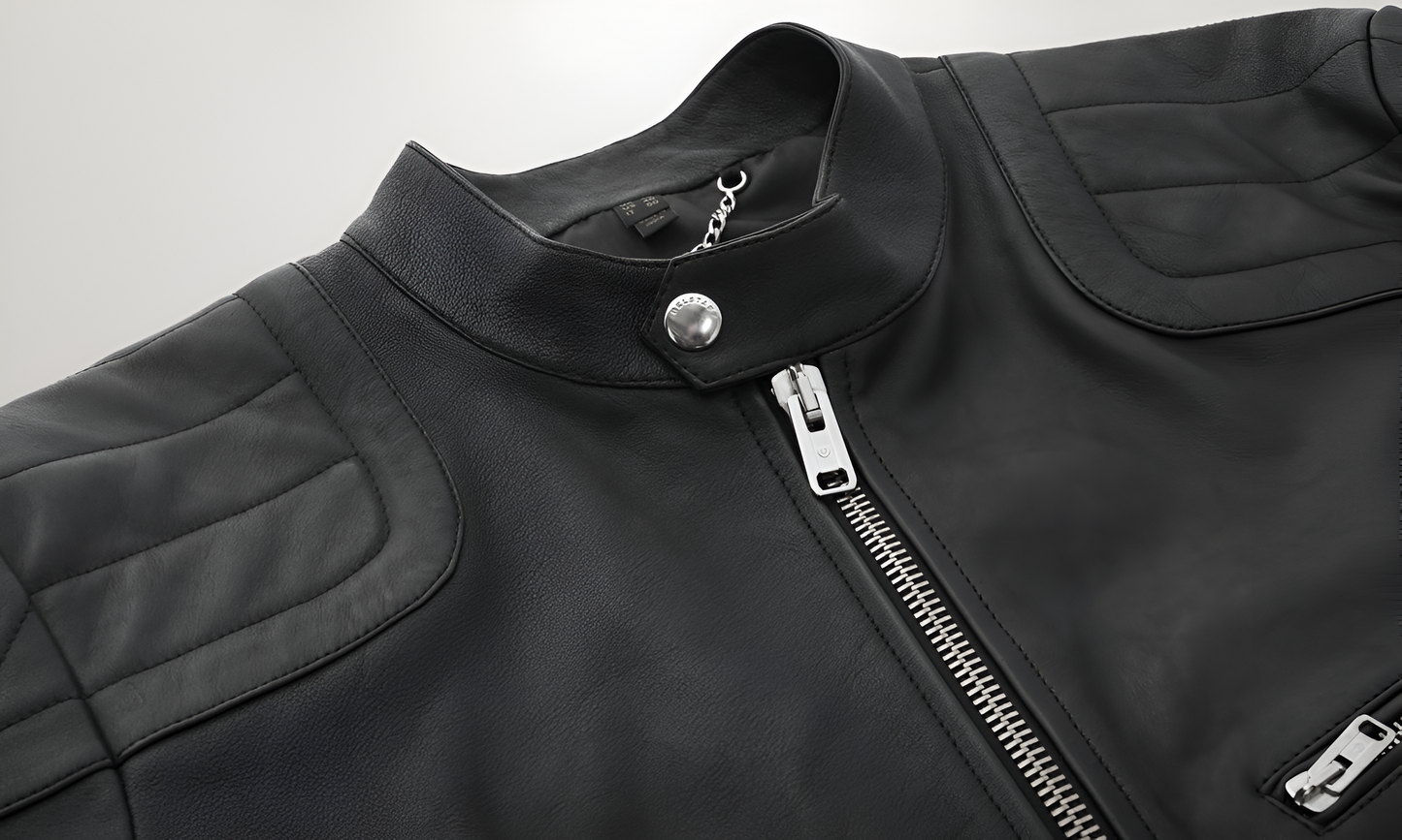 Carlosblackracerleatherjacket