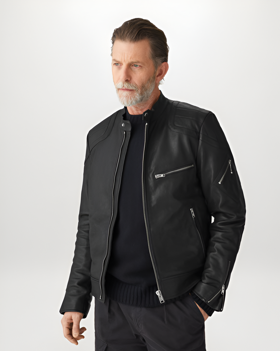 Carlosblackracerleatherjacket