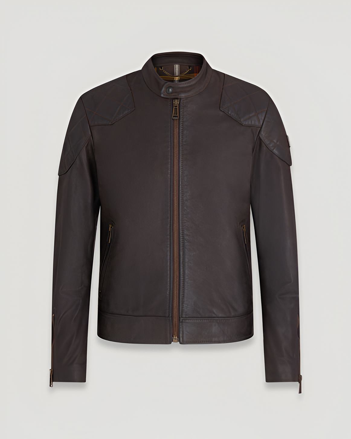 Marilyn Antique Brown Motorbike Leather Jacket For Men