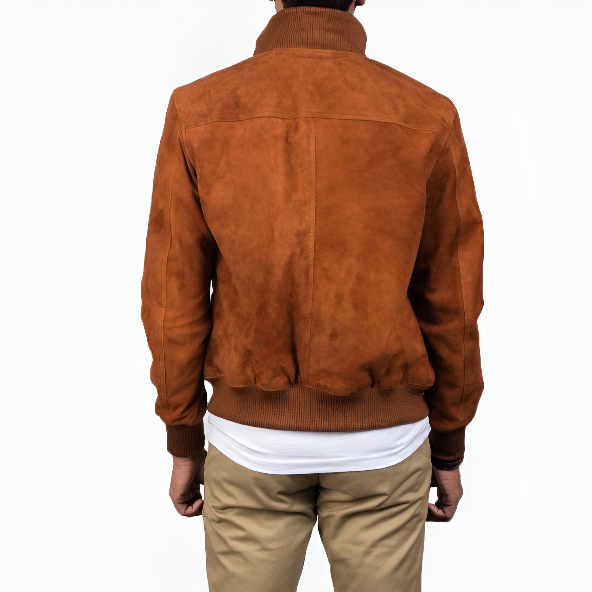 Robert De Niro Brown Suede Bomber Jacket